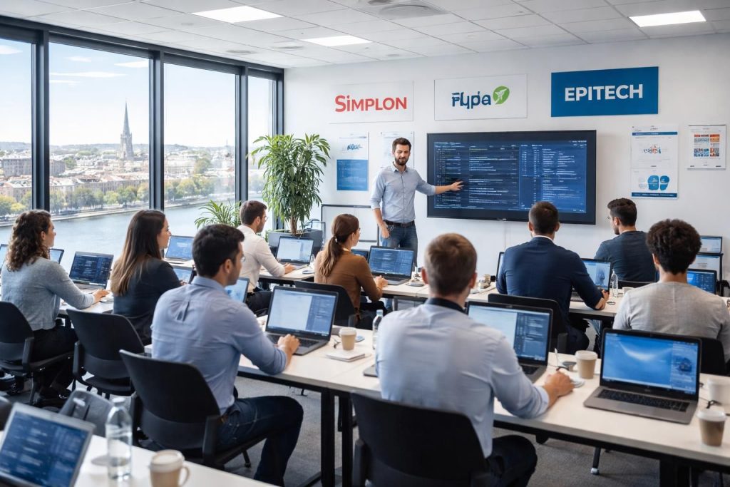 Formation informatique entreprises Bordeaux avec Simplon, AFPA et Epitech