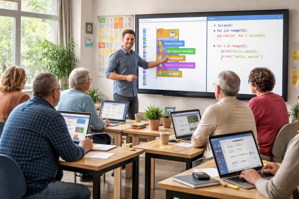 Former les parents au numérique avec Scratch et Python pour accompagner les devoirs