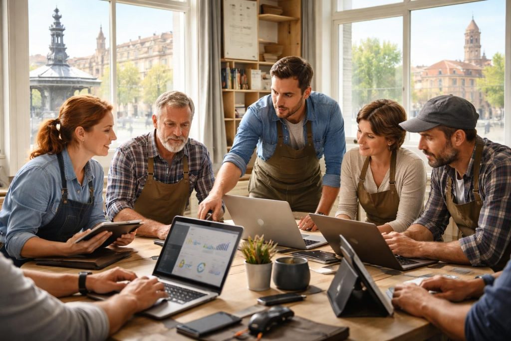 Former vos équipes artisanales aux outils numériques avec des sessions pratiques à Bordeaux et Toulouse