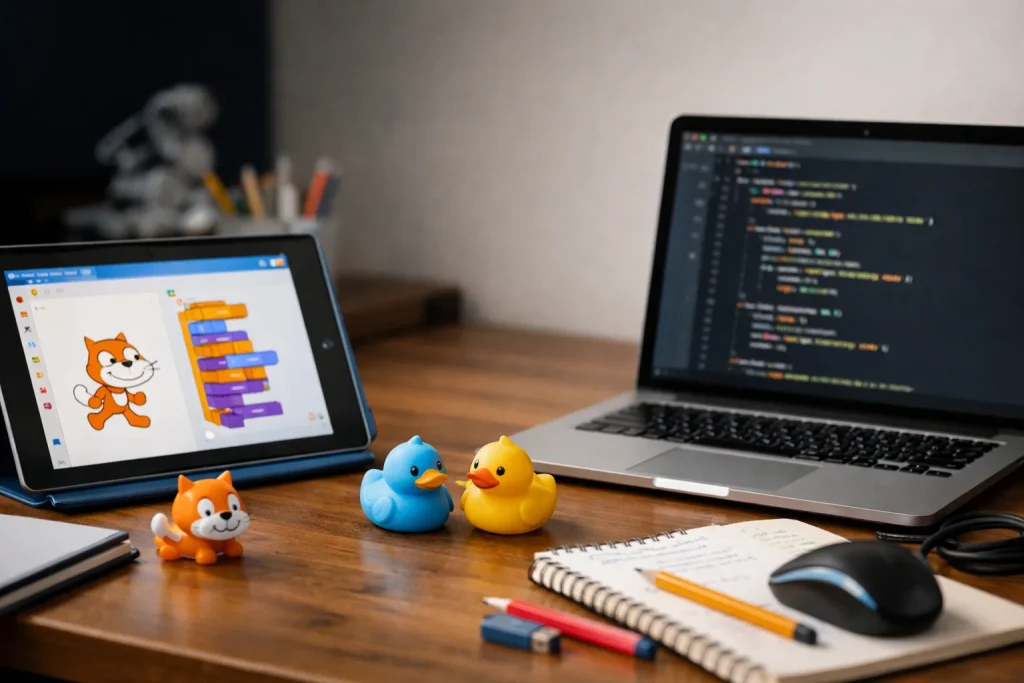 Scratch puis Python : l’ordre n’est pas une mode