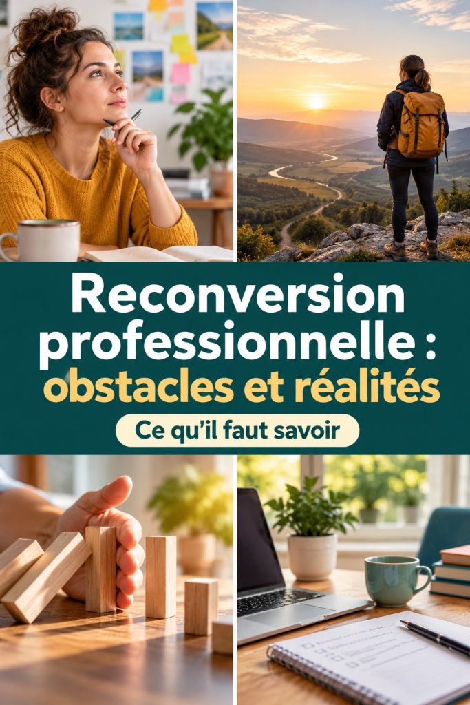 Illustration sur la reconversion professionnelle et ses défis